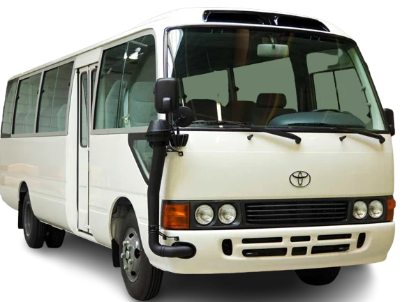 Toyota Coaster Bus car hire lagos